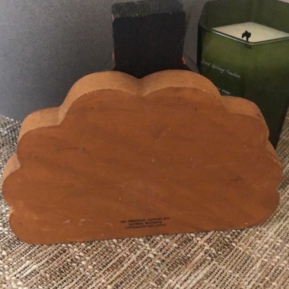 VINTAGE TABLETOP PILGRIM TURKEY WOOD DECOR - Picture 3 of 6